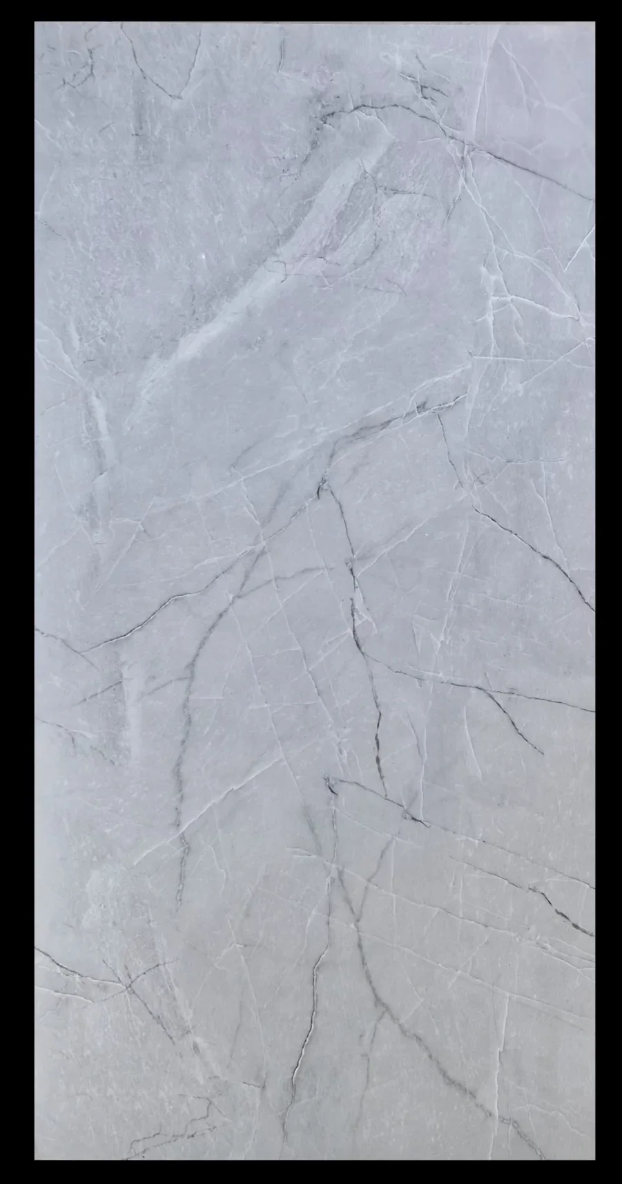 GLOSS STONE VEINS SILVER MARBLE