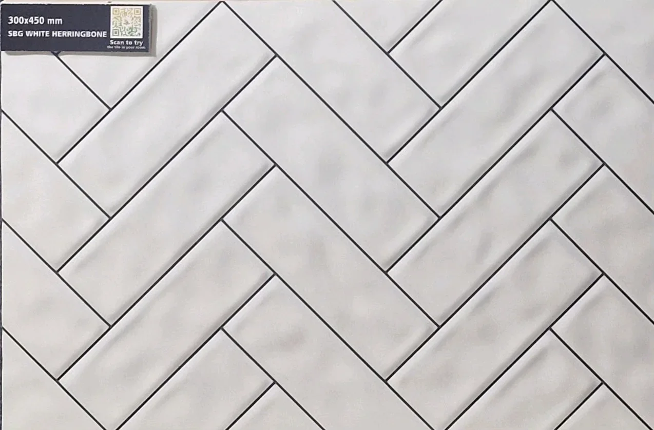 WHITE HERRINGBONE - thumb 3