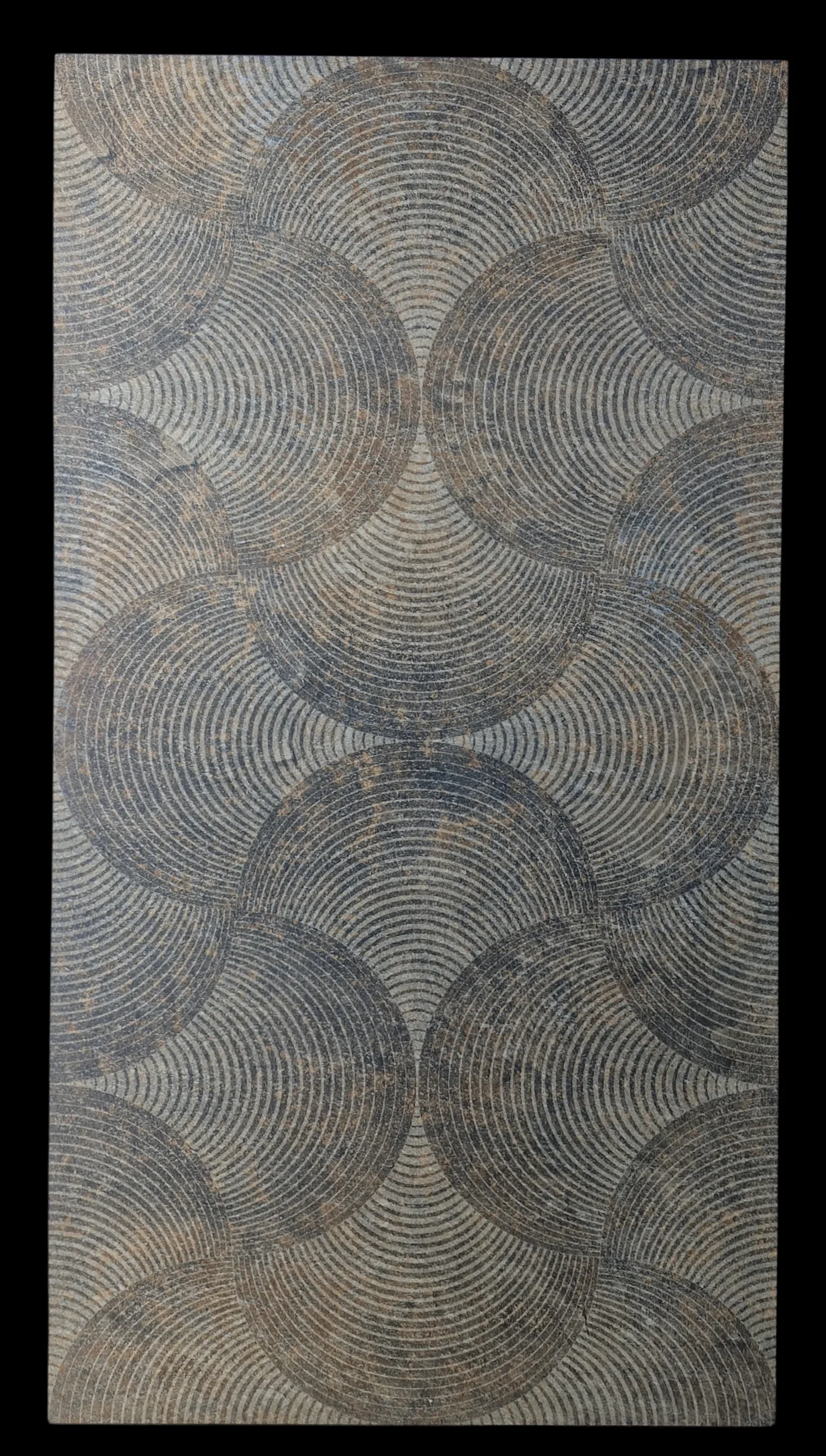 BRONZE RIPPLE RUSTIC WALLPAPER 