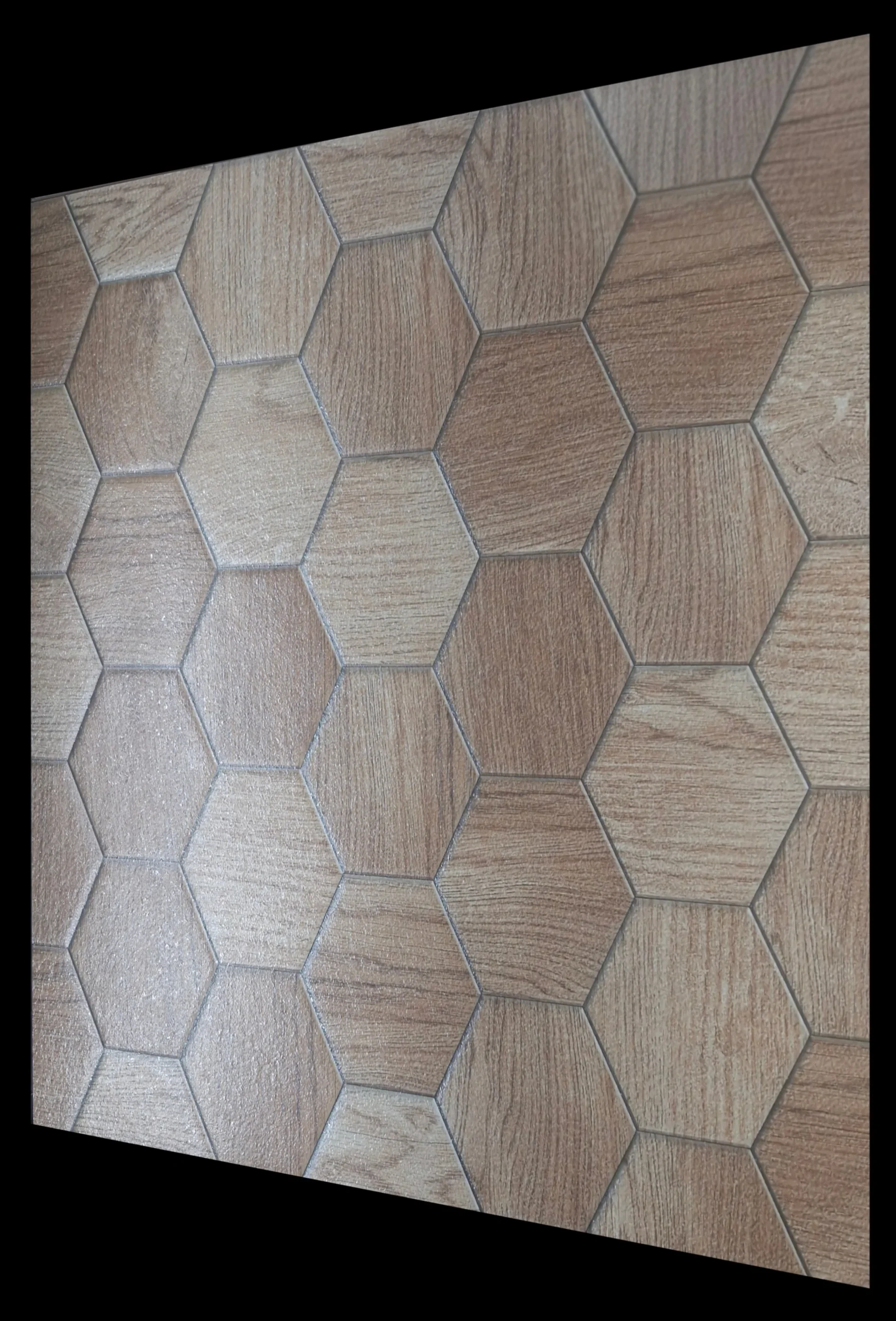 HRP BROWN HEXAGON WOOD - thumb 5